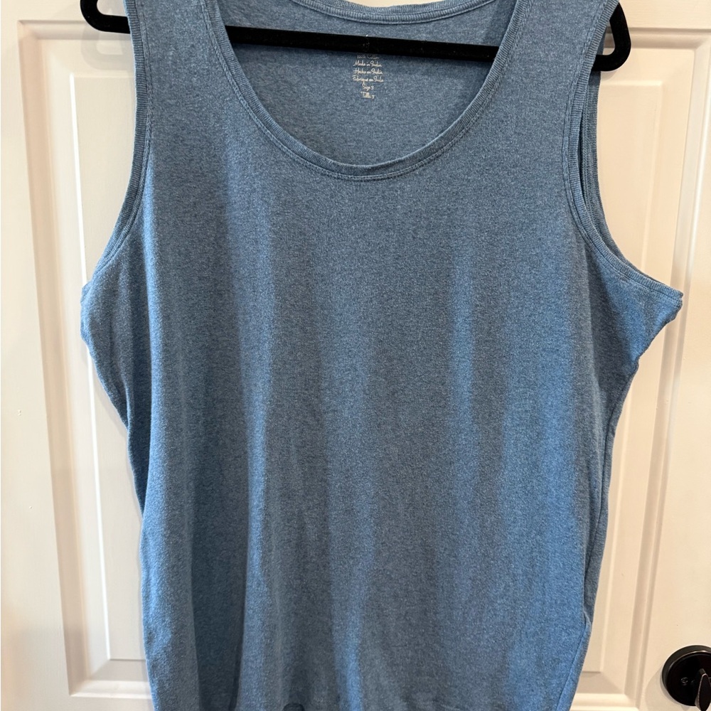Chico’s Sleeveless Tank Top Medium Blue